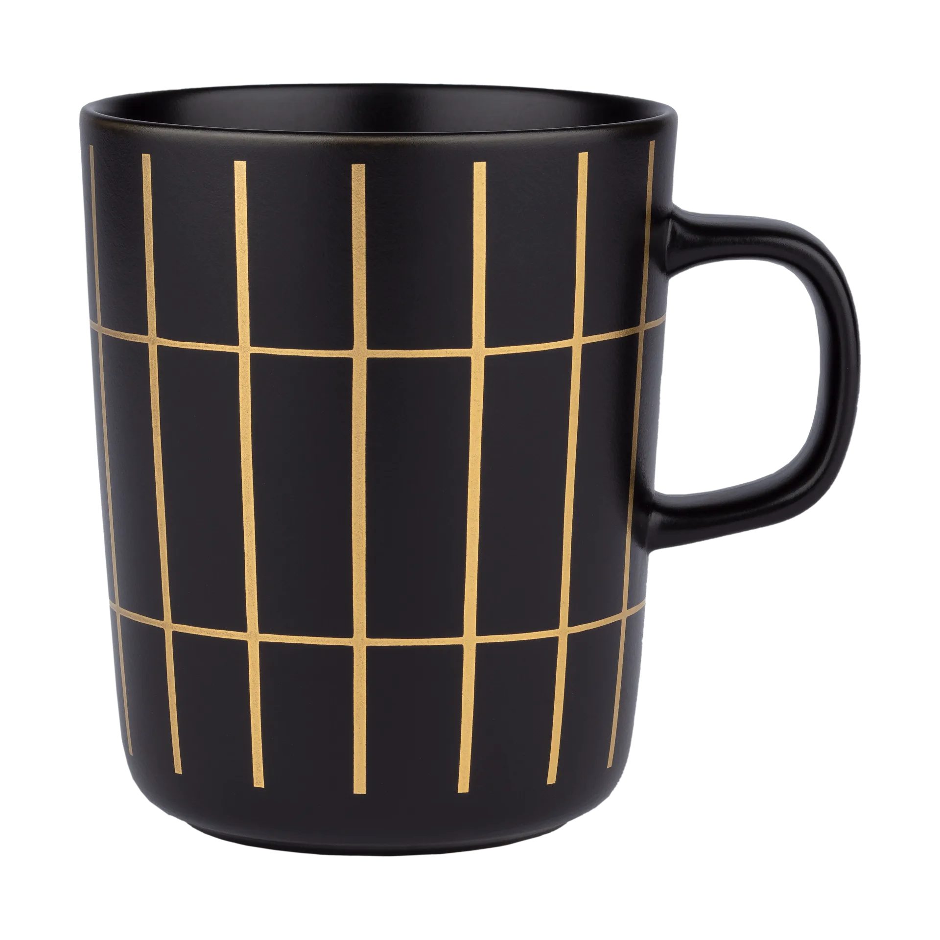 Tasse Tiiliskivi metal 25 cl, Black-gold Marimekko
