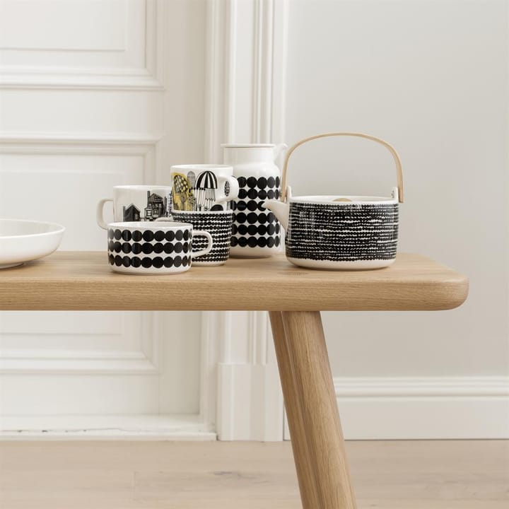 Théière Räsymatto - Noir-blanc - Marimekko