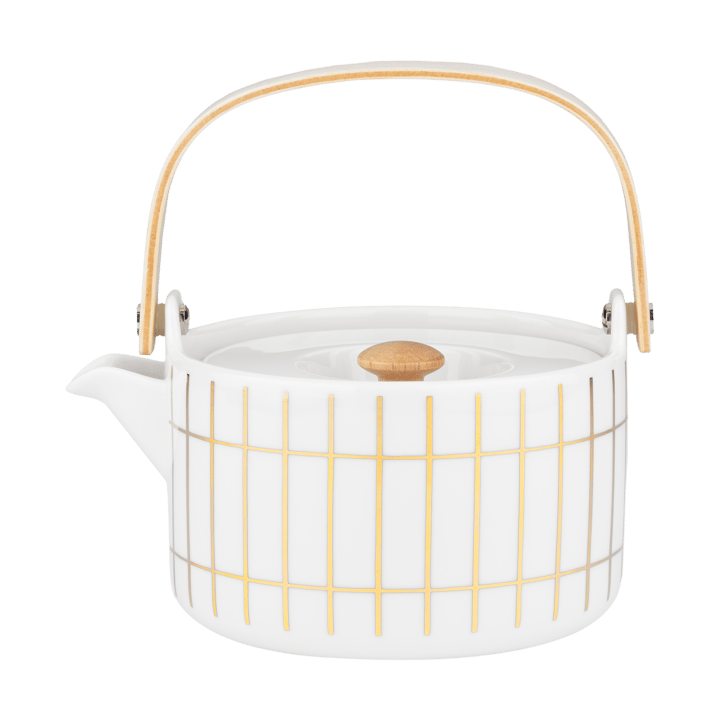 Théière Tiiliskivi 0,7 l, White-gold Marimekko