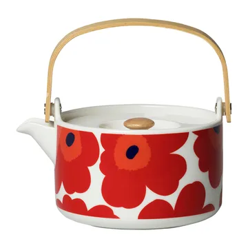 Théière Unikko 0,7 l - Red-white - Marimekko
