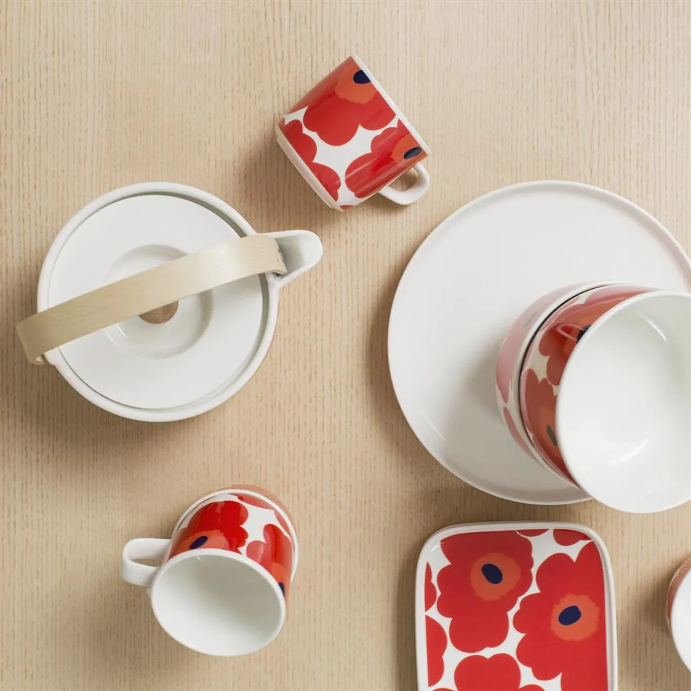 Théière Unikko 0,7 l, Red-white Marimekko