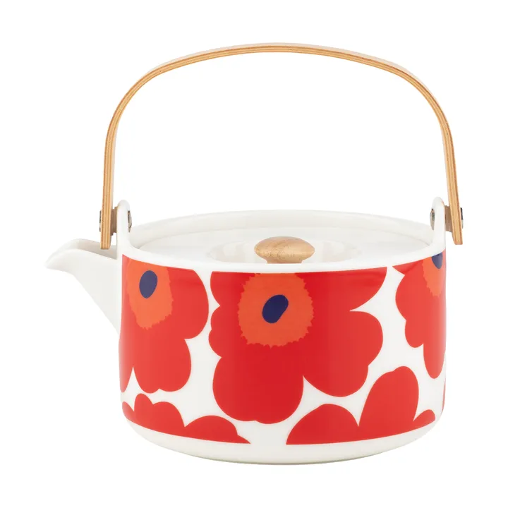Théière Unikko 0,7 l - White-red-blue - Marimekko