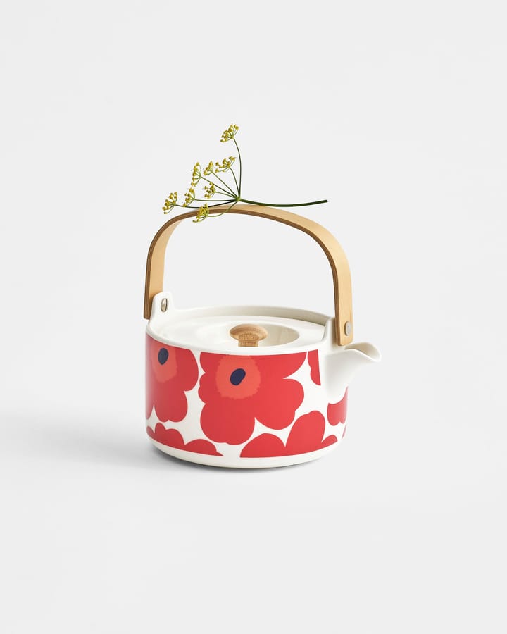 Théière Unikko - rouge - Marimekko