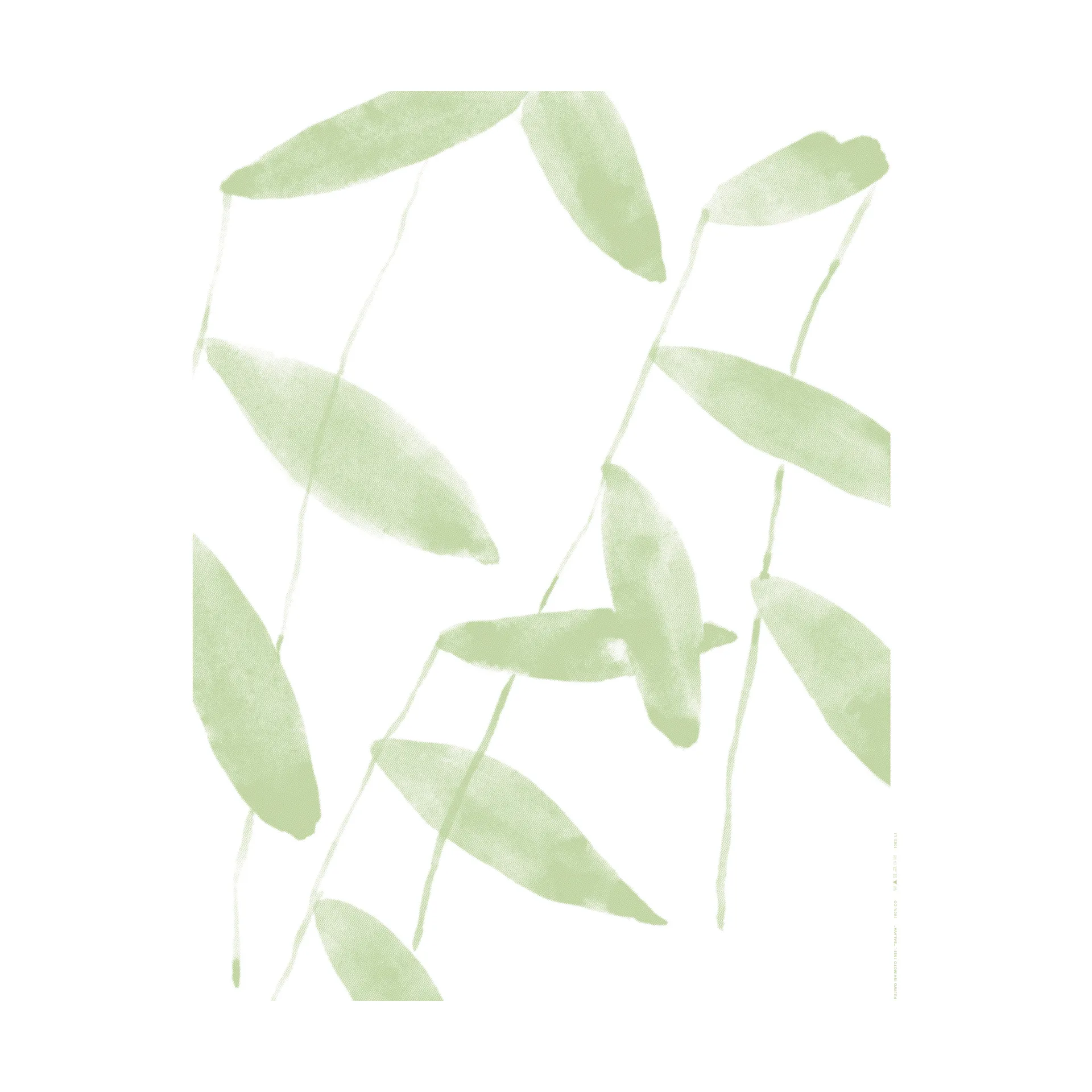 Tissu de lin Salava, Vert Marimekko