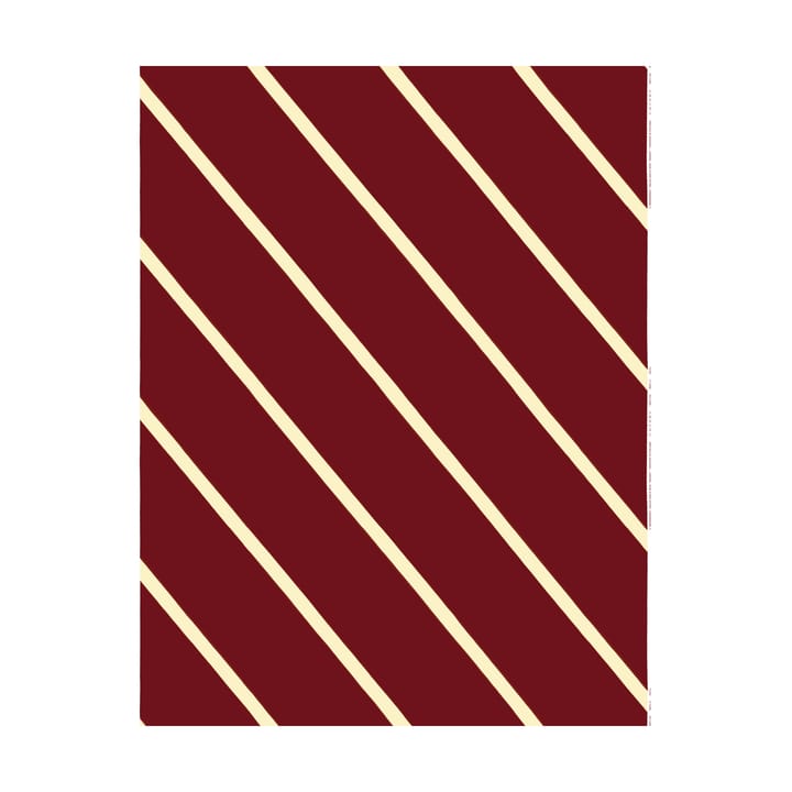 Tissu en coton Basso - Wine red-creme - Marimekko
