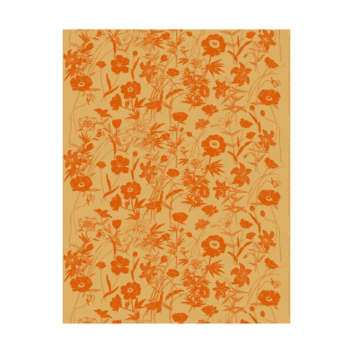 Tissu en coton Perenna, Caramel-burnt orange Marimekko