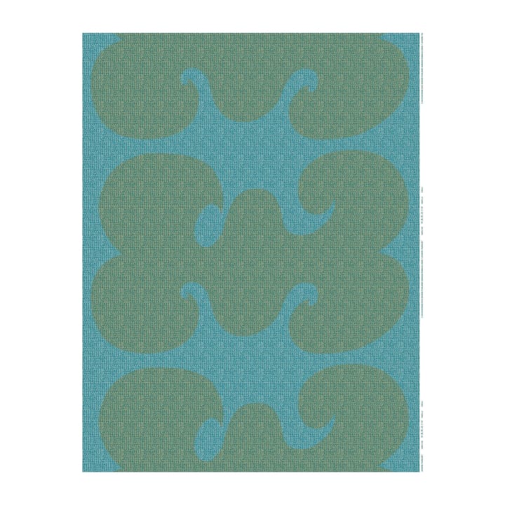 Tissu Jokeri Papajo, Turquoise-beige Marimekko