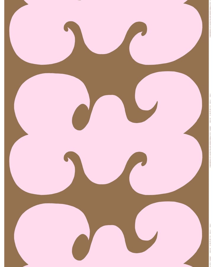 Tissu Jokeri, Rose-marron Marimekko