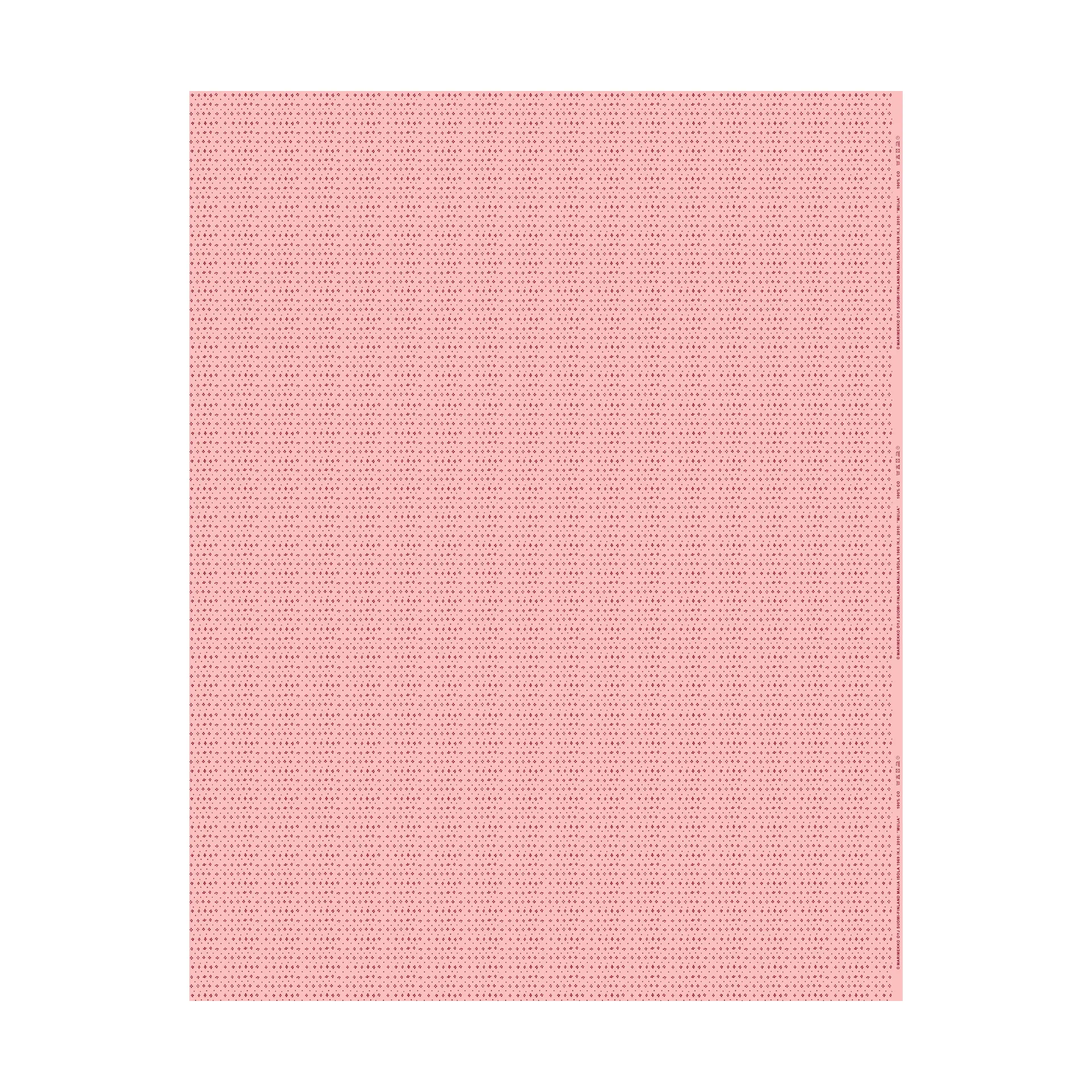 Tissu Muija, Rose. Marimekko