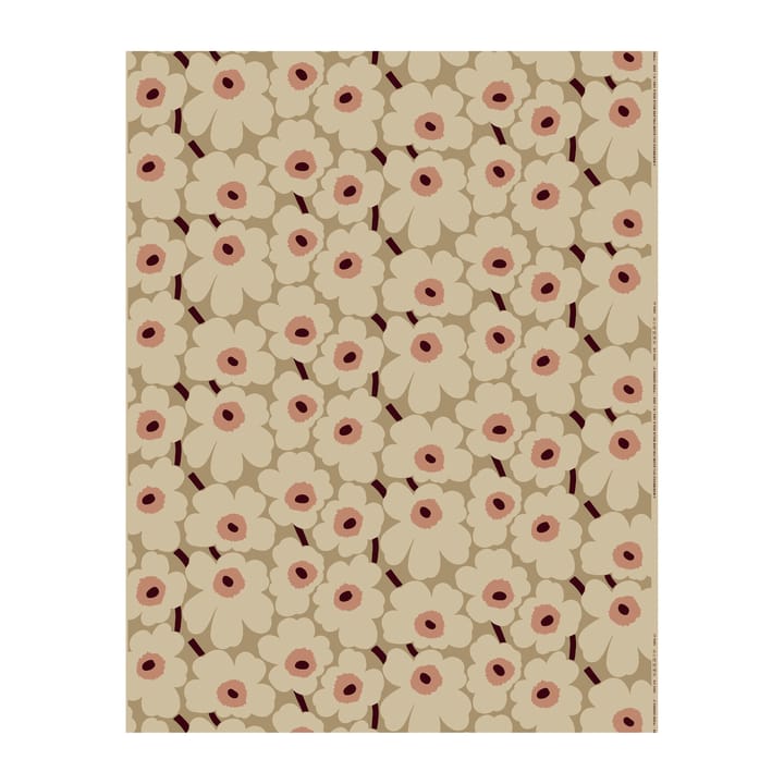 Tissu Pieni Unikko - beige-cotton-rose - Marimekko