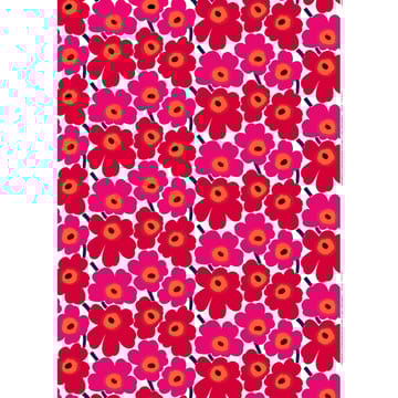 Tissu Pieni Unikko coton - rouge - Marimekko