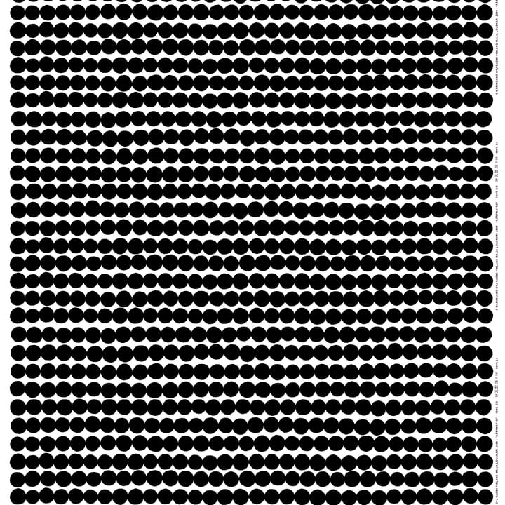 Tissu Räsymatto - noir-blanc - Marimekko