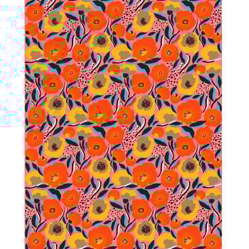 Tissu Rosarium - Rouge-bleu-Jaune - Marimekko