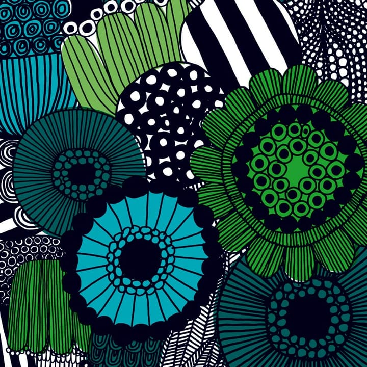 Tissu Siirtolapuutarha - bleu-vert - Marimekko