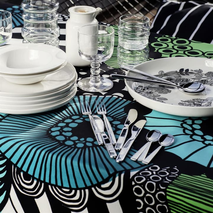 Tissu Siirtolapuutarha, bleu-vert Marimekko