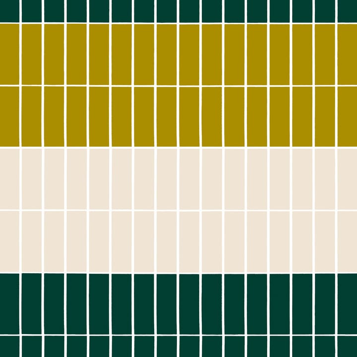 Tissu Tiiliskivi, Beige-vert Marimekko