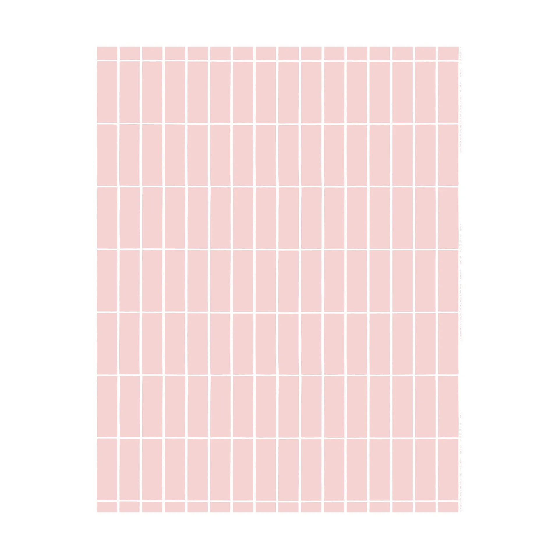 Tissu Tiiliskivi, Pink Marimekko