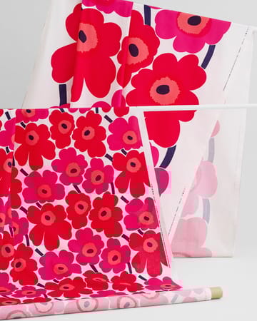 Tissu Unikko - rouge - Marimekko
