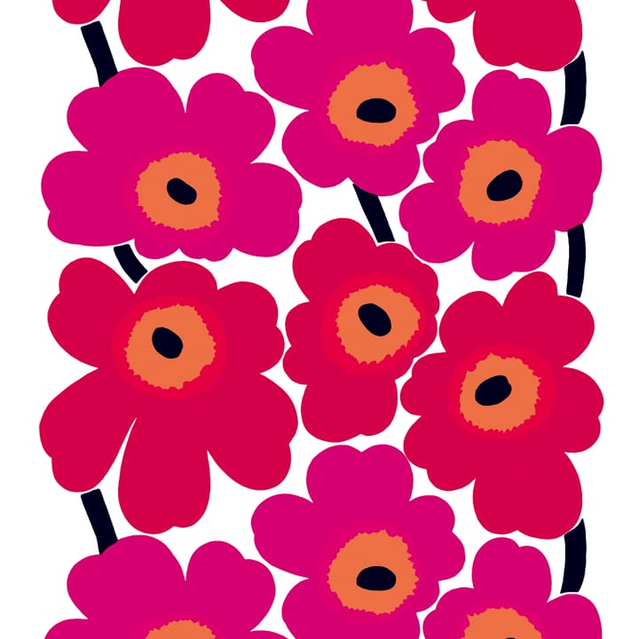 Tissu Unikko - rouge - Marimekko