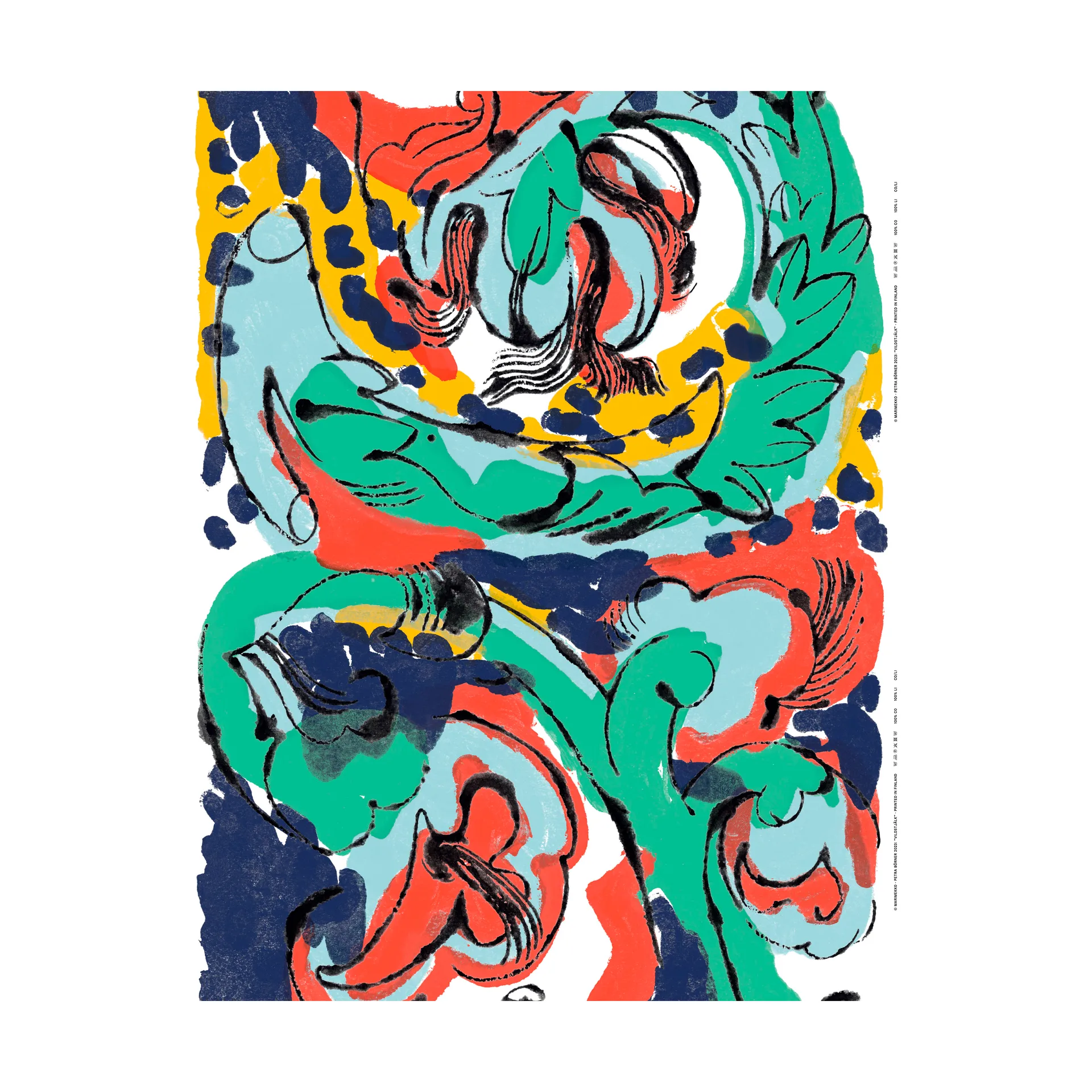 Tissu Vildstjälk, Multi Marimekko