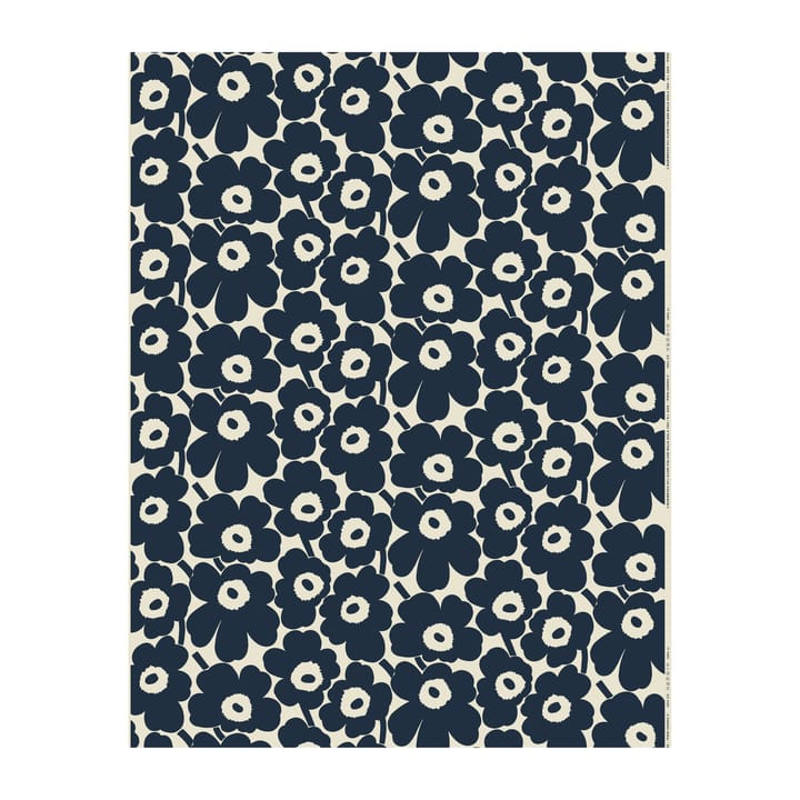 Toile cirée Pieni Unikko - Bleu foncé-coton - Marimekko