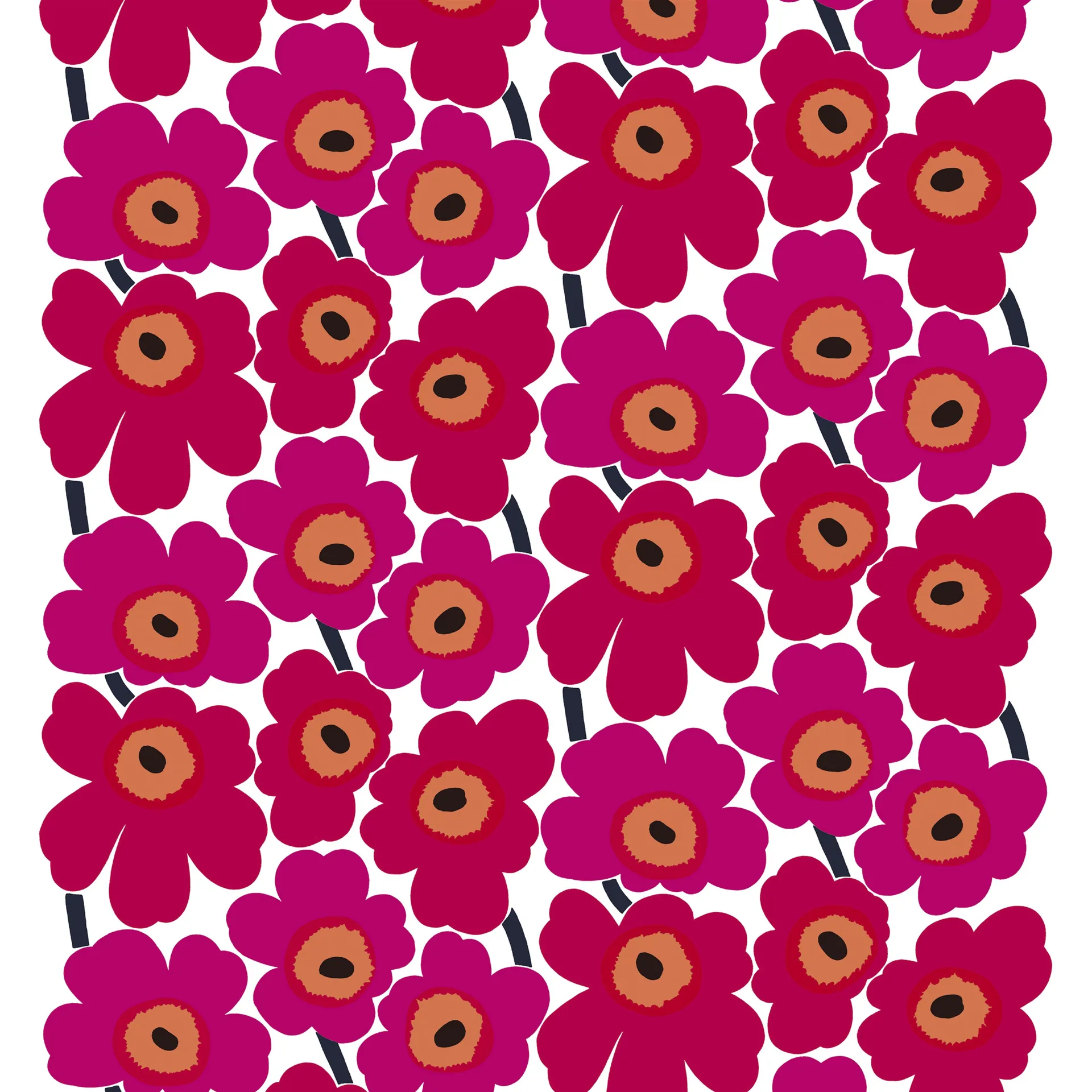 Toile cirée Pieni Unikko, rouge Marimekko