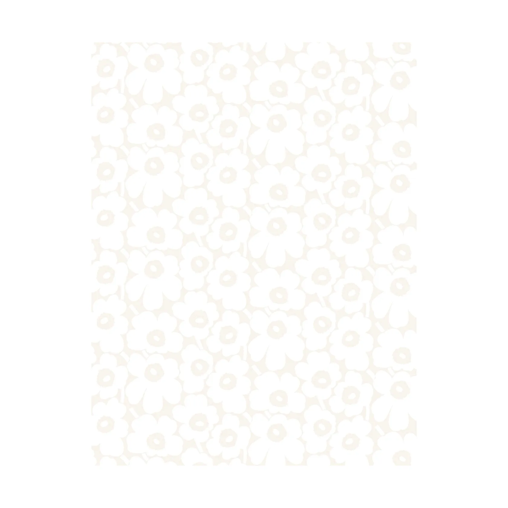 Toile cirée Pieni Unikko, White Marimekko