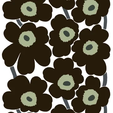 Toile cirée Unikko - noir - Marimekko