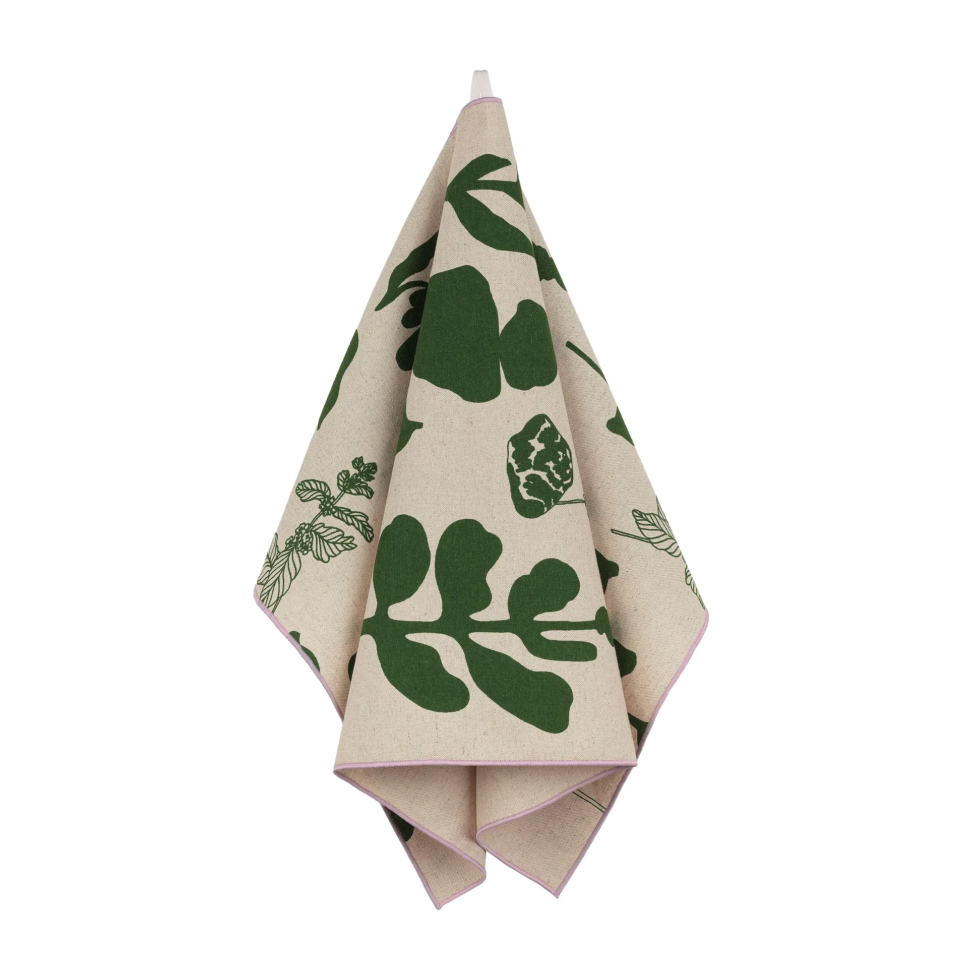 Torchon Elokuun Varjot 47x70 cm, Vert-beige Marimekko