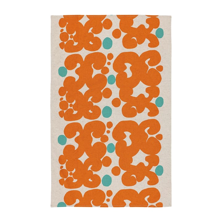 Torchon Keidas 43x70 cm - Beige-orange-turquoise - Marimekko