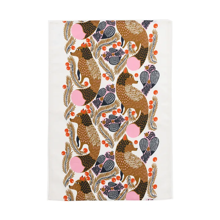 Torchon Ketunmarja 47 x 70cm - White-multicolore - Marimekko