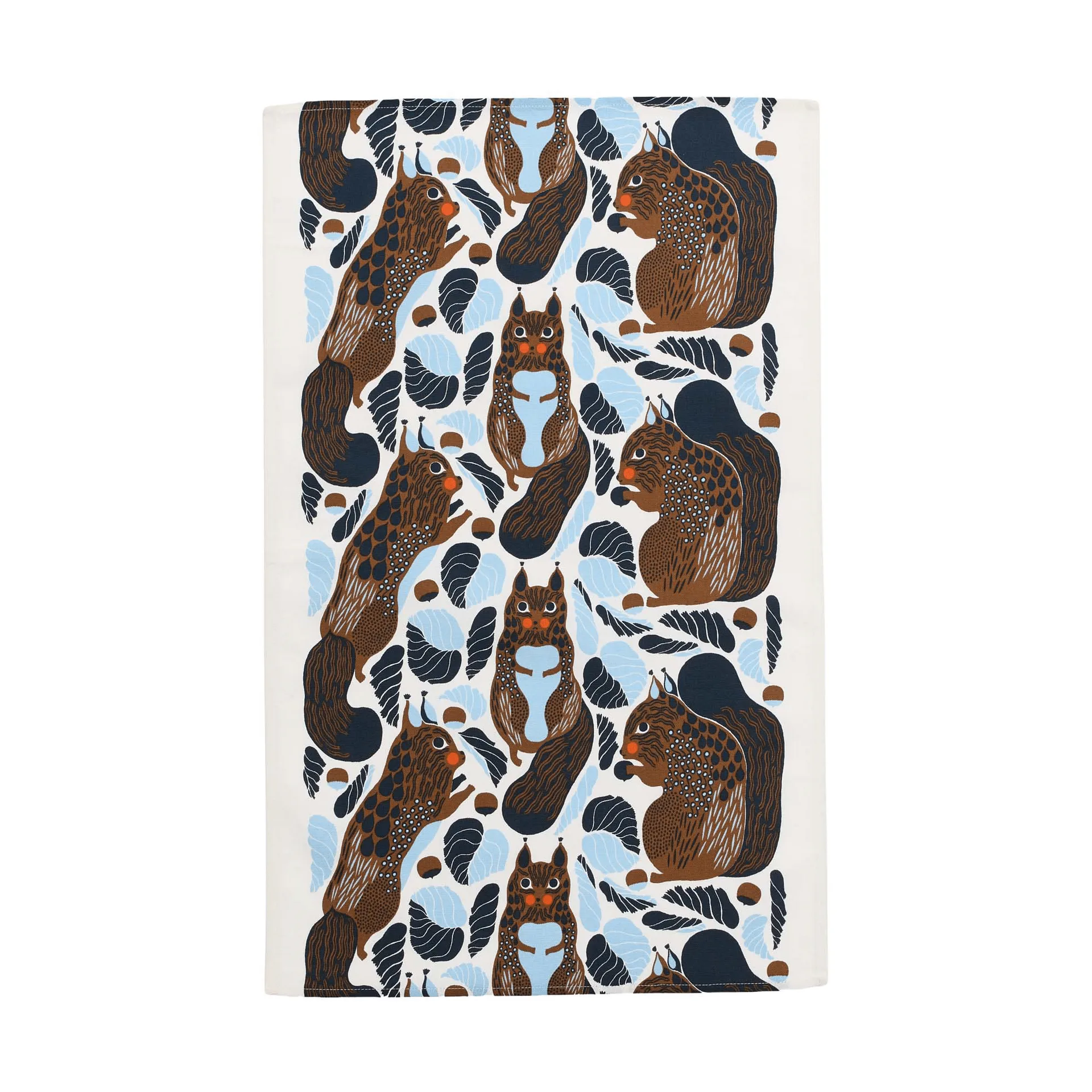 Torchon Kurre 43x70 cm, White-light blue-toffee Marimekko