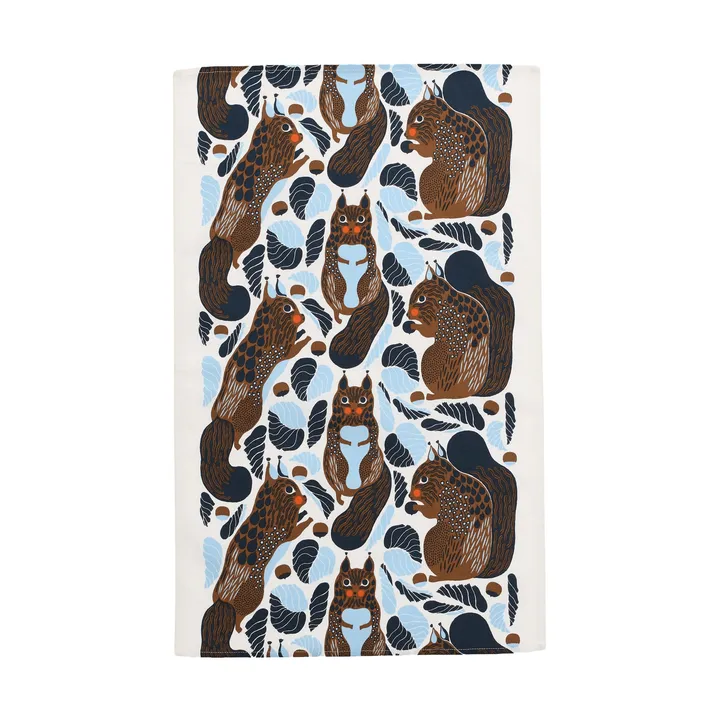Torchon Kurre 43x70 cm - White-light blue-toffee - Marimekko