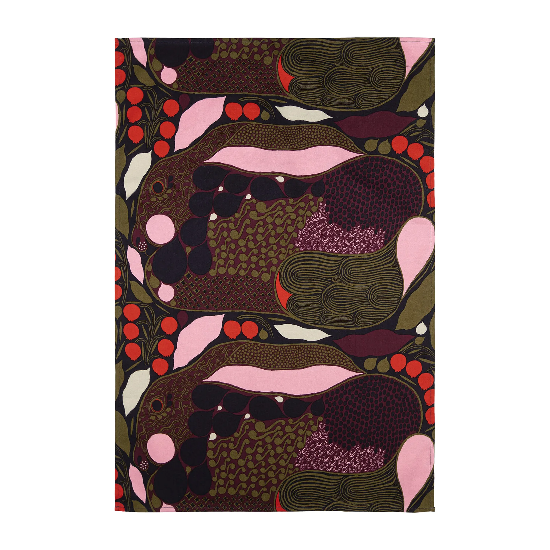 Torchon Pieni Rusakko 43x70 cm, Rose-marron Marimekko