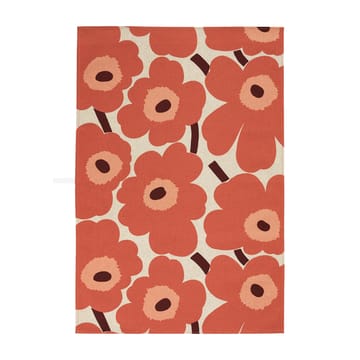 Torchon Pieni Unikko laine-lin 47x70 cm - Beige-orange-marron - Marimekko
