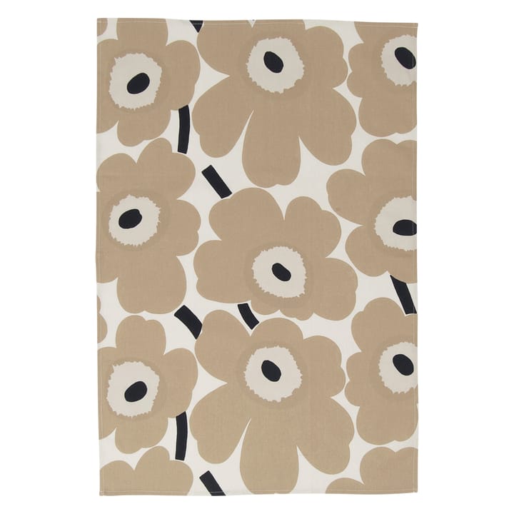 Torchon Pieni Unikko lot de 2, Blanc cassé-beige-bleu Marimekko