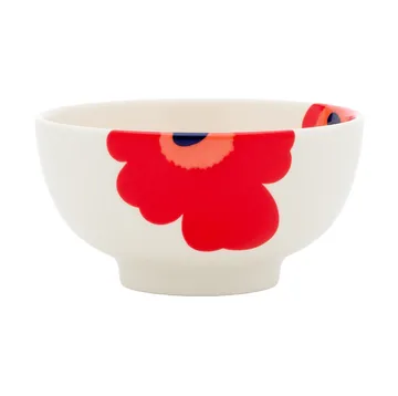 Unikko bol 3 dl - White-red-blue - Marimekko