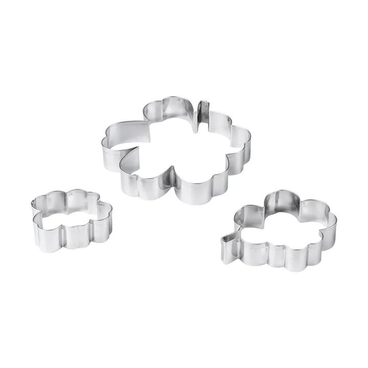 Unikko emporte-pièce - Acier inoxydable, 3 pièces - Marimekko