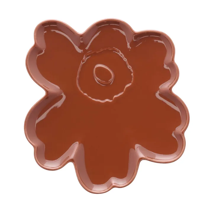 Unikko shape assiette - Chestnut - Marimekko