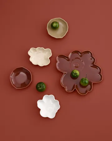 Unikko shape assiette - Chestnut - Marimekko