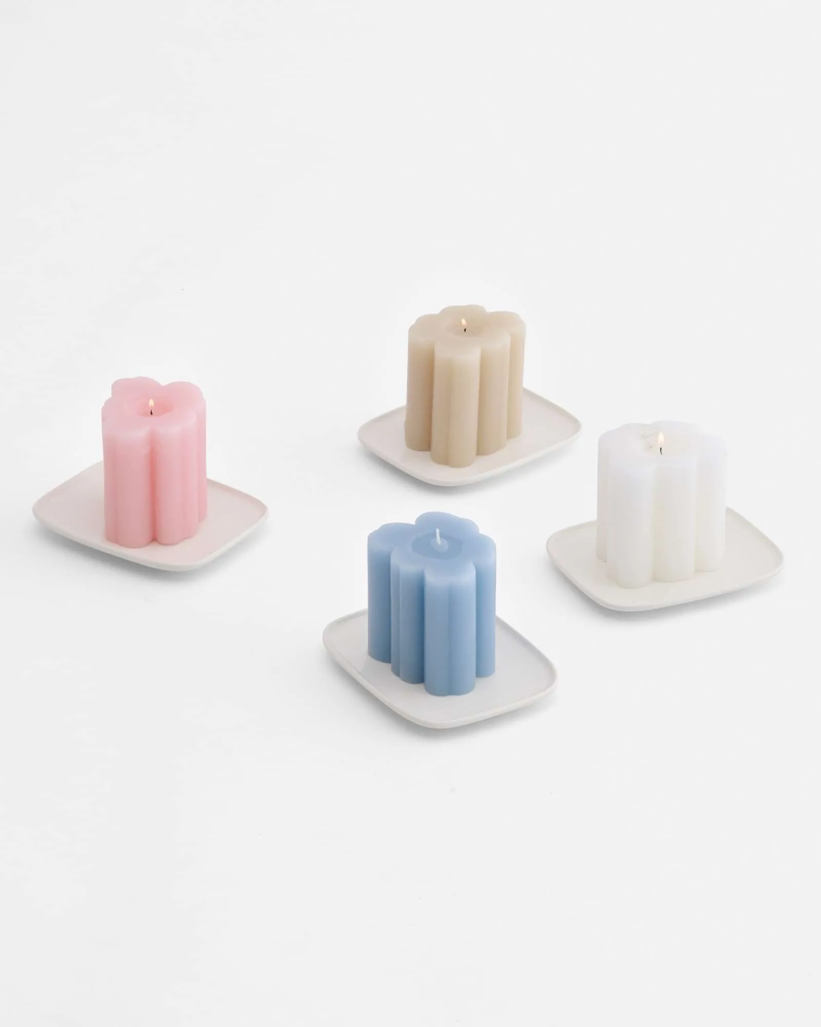 Unikko shape bougie, Blueberry Marimekko