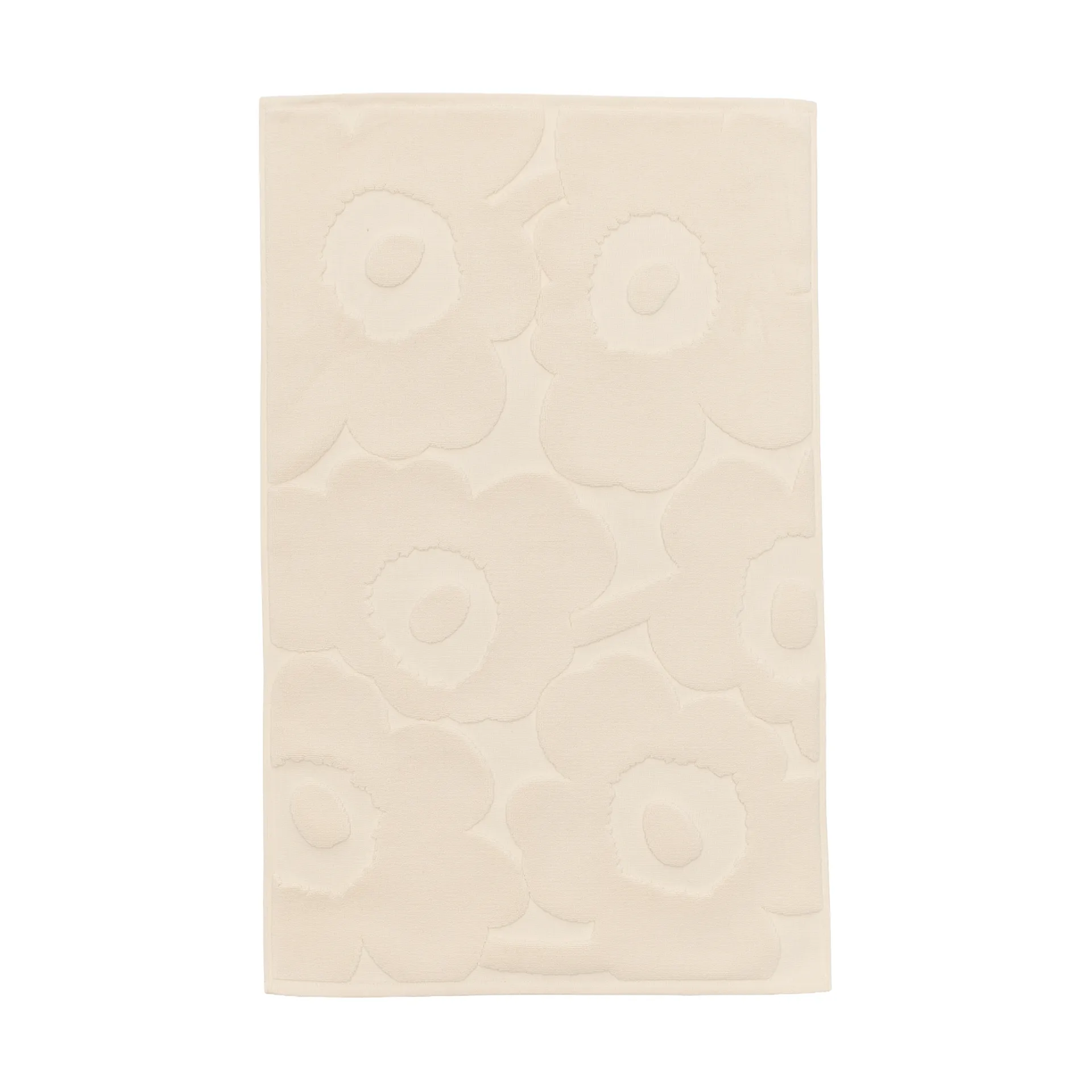 Unikko tapis de salle de bain, Off white Marimekko