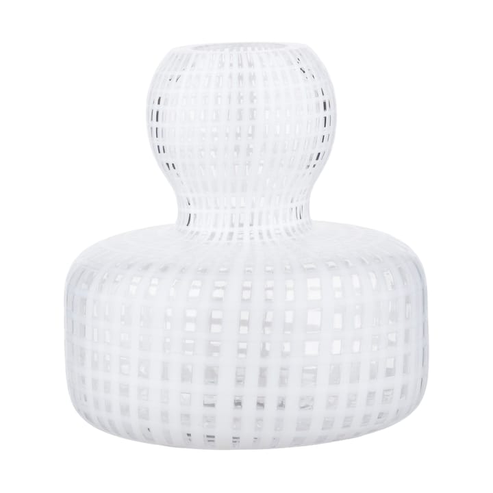 Vase Flower Ø10 cm - Clear-white - Marimekko