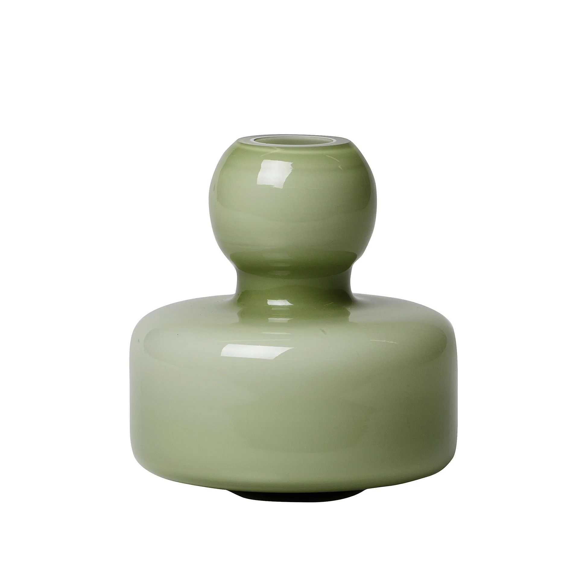 Vase Flower Ø10 cm, olive green Marimekko