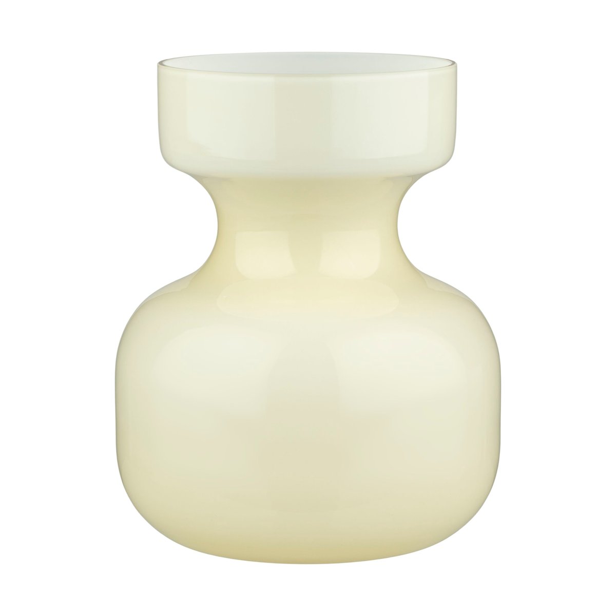 Marimekko Vase Säkki 16,5 cm. Opaque white aspargus