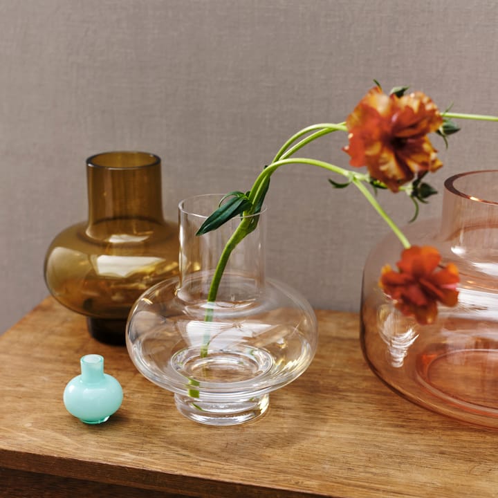 Vase Umpu 20 cm, Transparent Marimekko