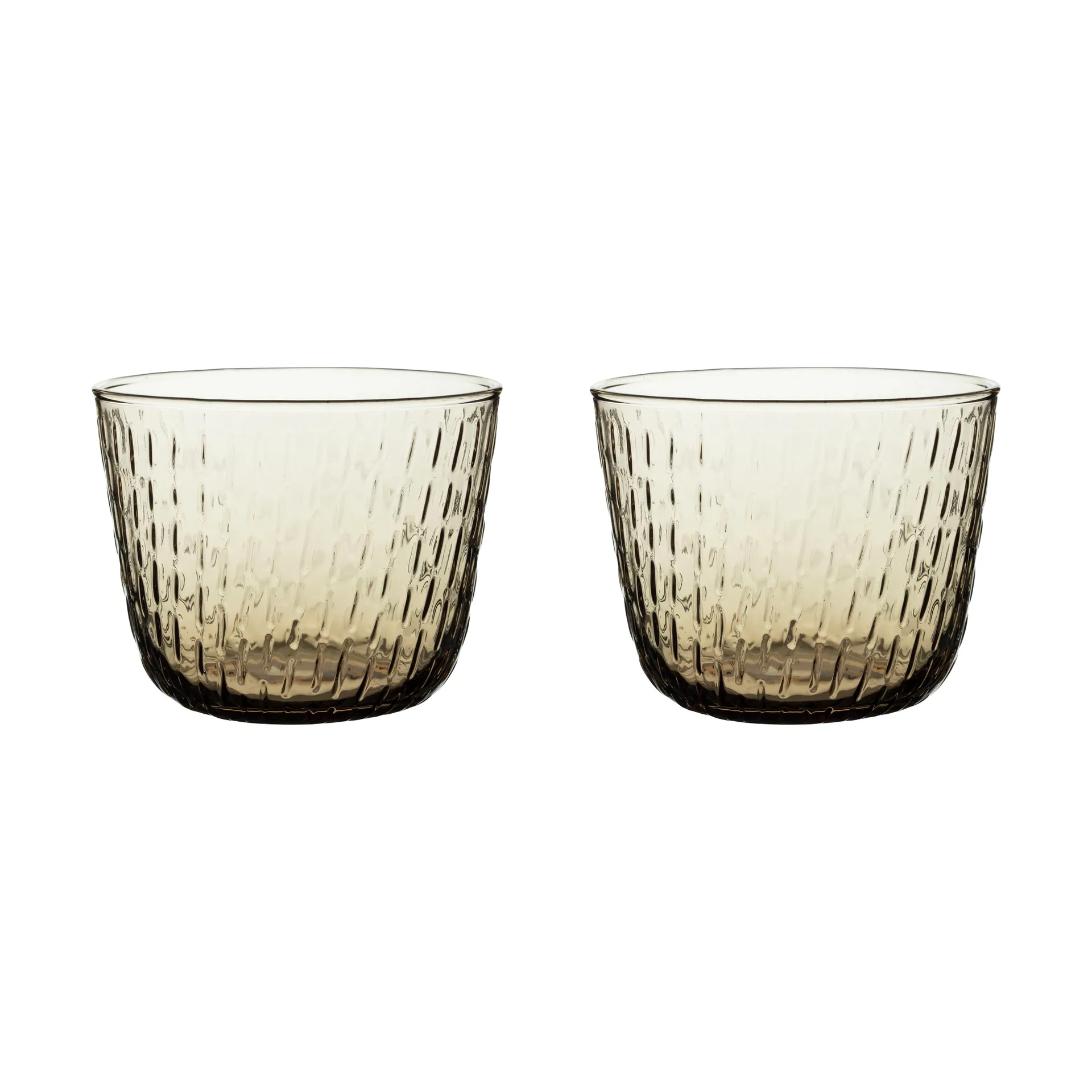 Verre Syksy 2 dl, lot de 2, Brown Marimekko