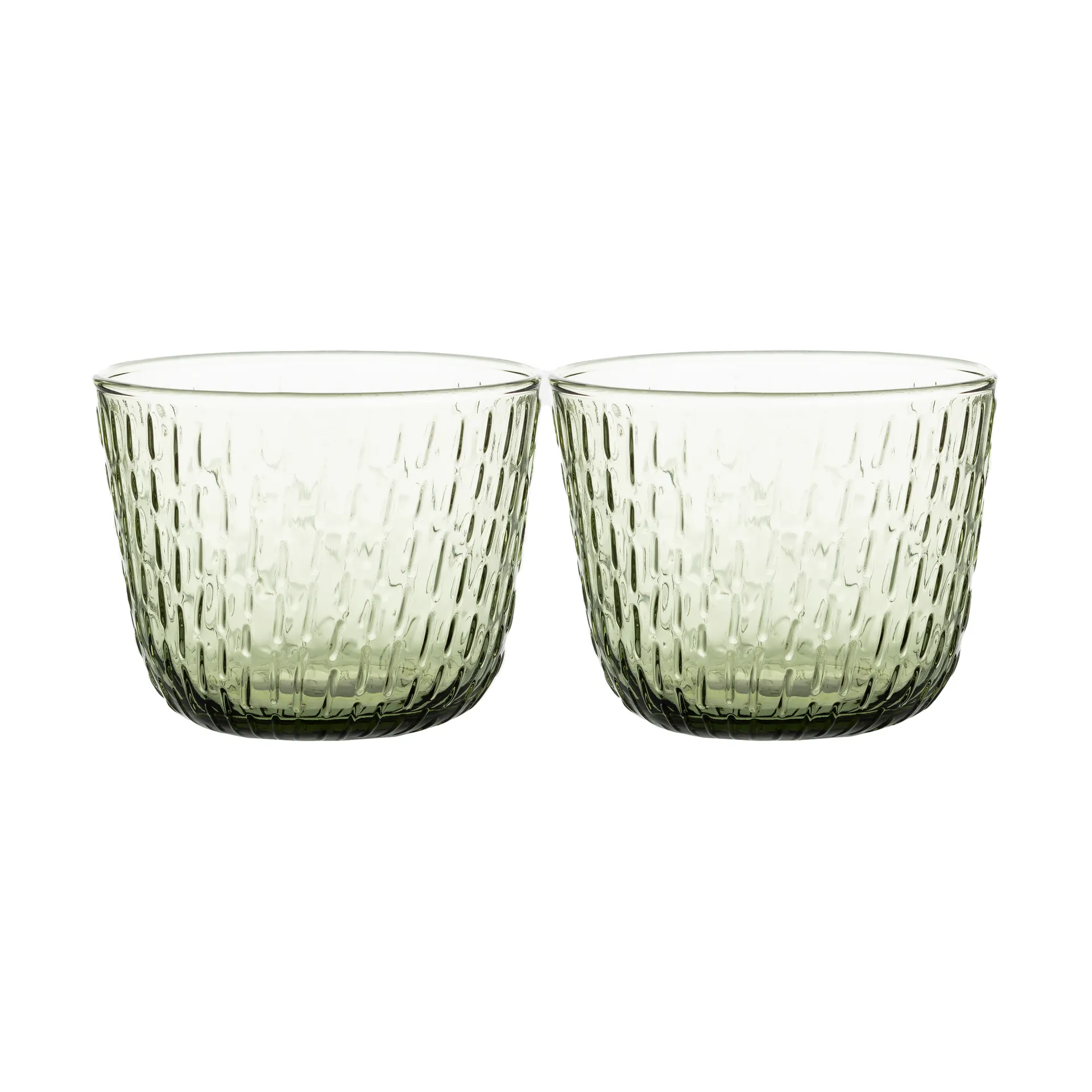 Verre Syksy 2 dl, lot de 2, Olive Marimekko