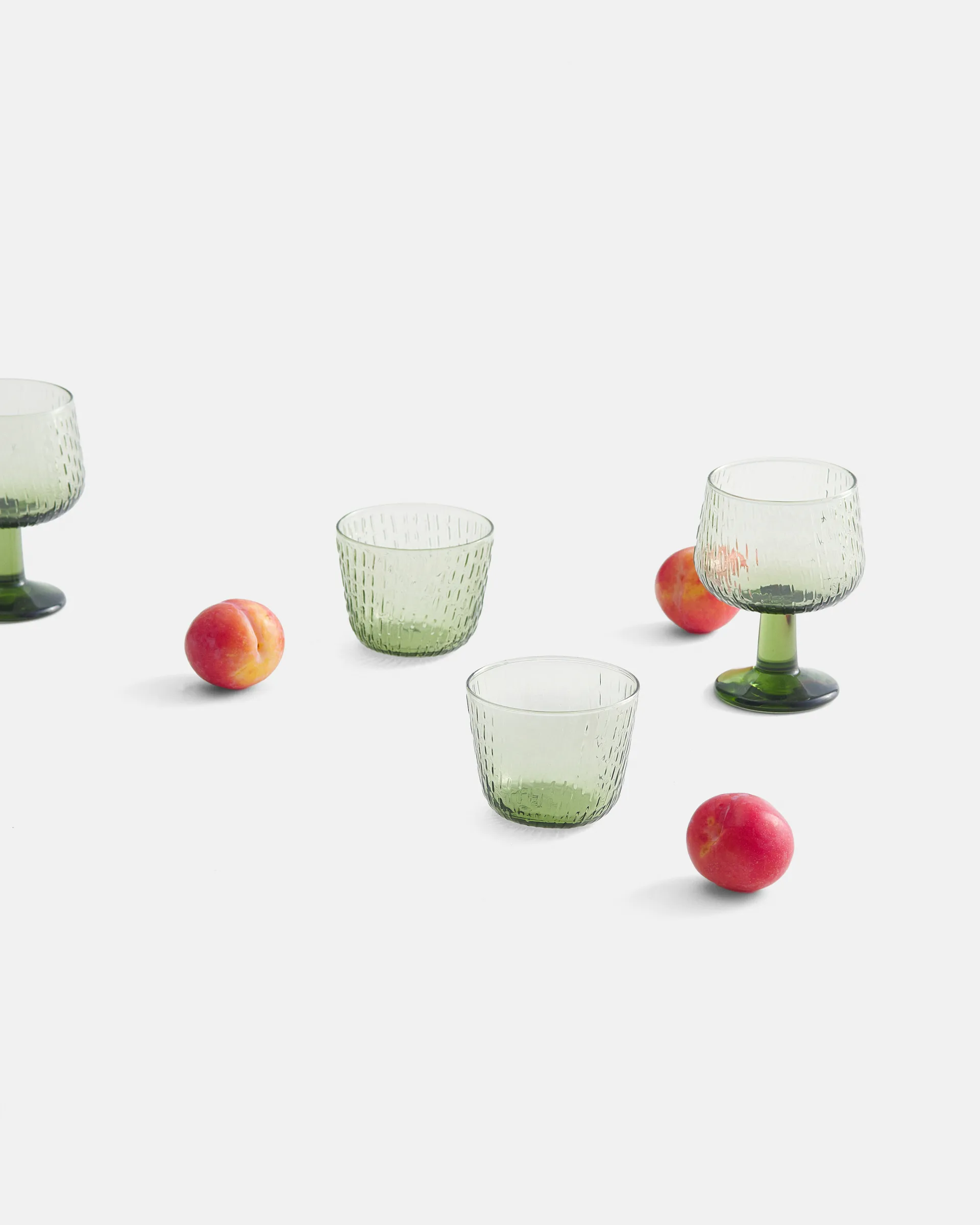 Verre Syksy 2 dl, lot de 2, Olive Marimekko