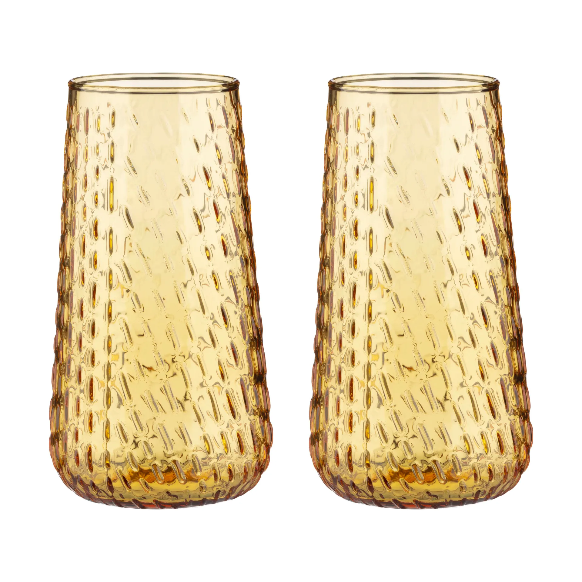 Verres Syksy long tumbler 2 pièces, Honey Marimekko
